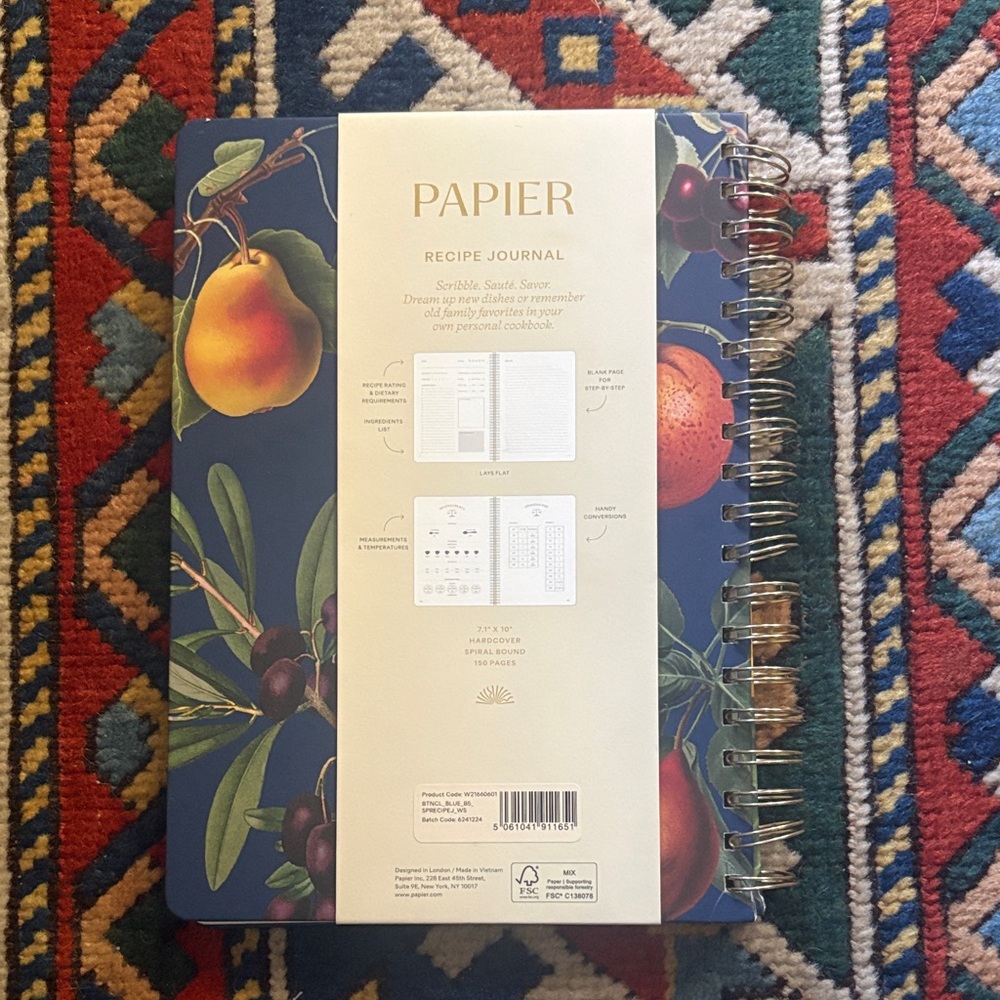 Papier Recipe Book - Picture 3 of 3